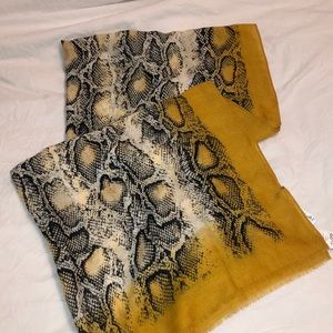 Snakeskin scarf